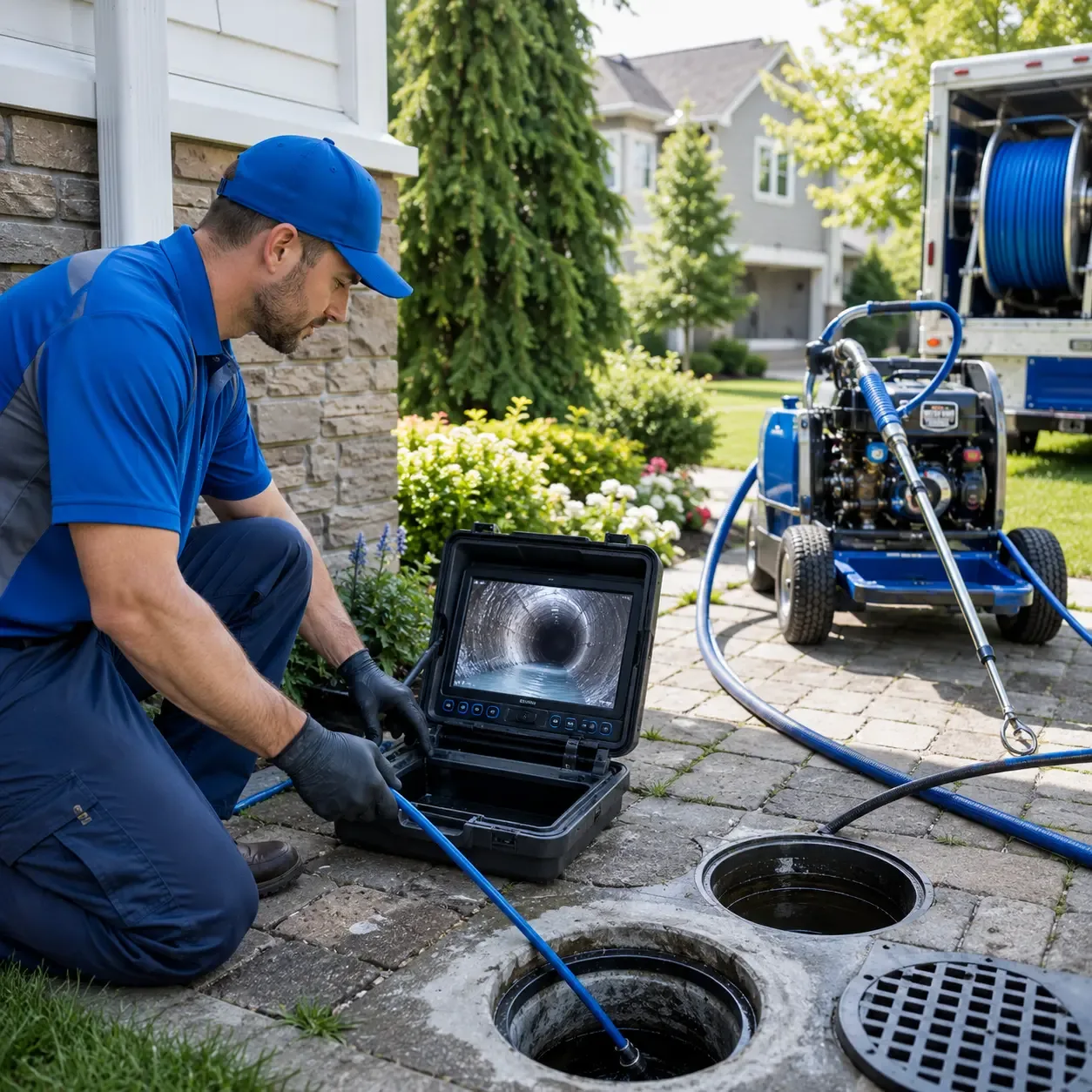 Outdoor drain cleaning professionals serving Mackey, IN