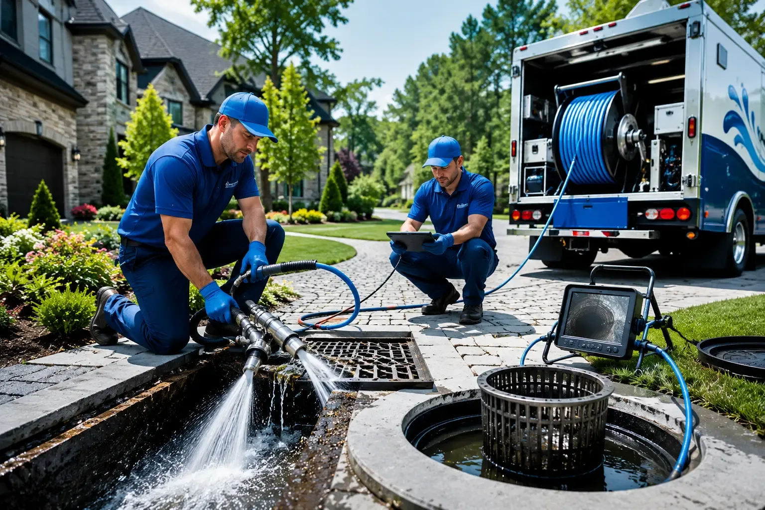 Local outdoor drain cleaning professionals in Mackey, IN